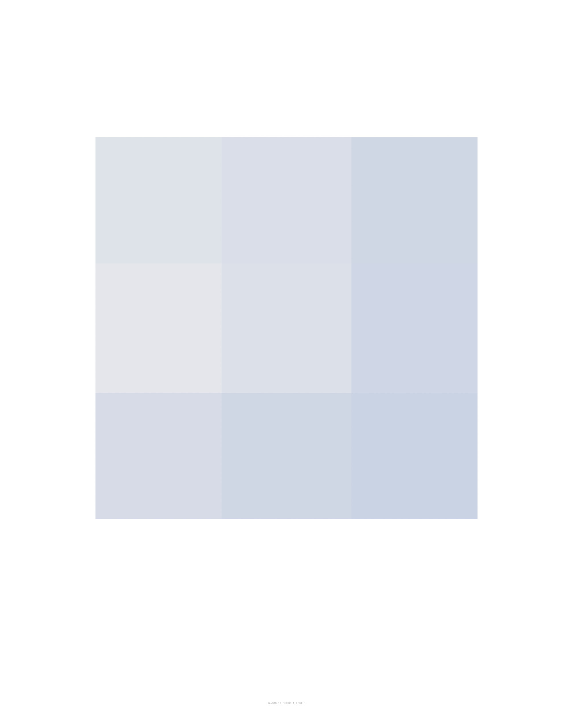 Cloud No. 1, 9 Pixels