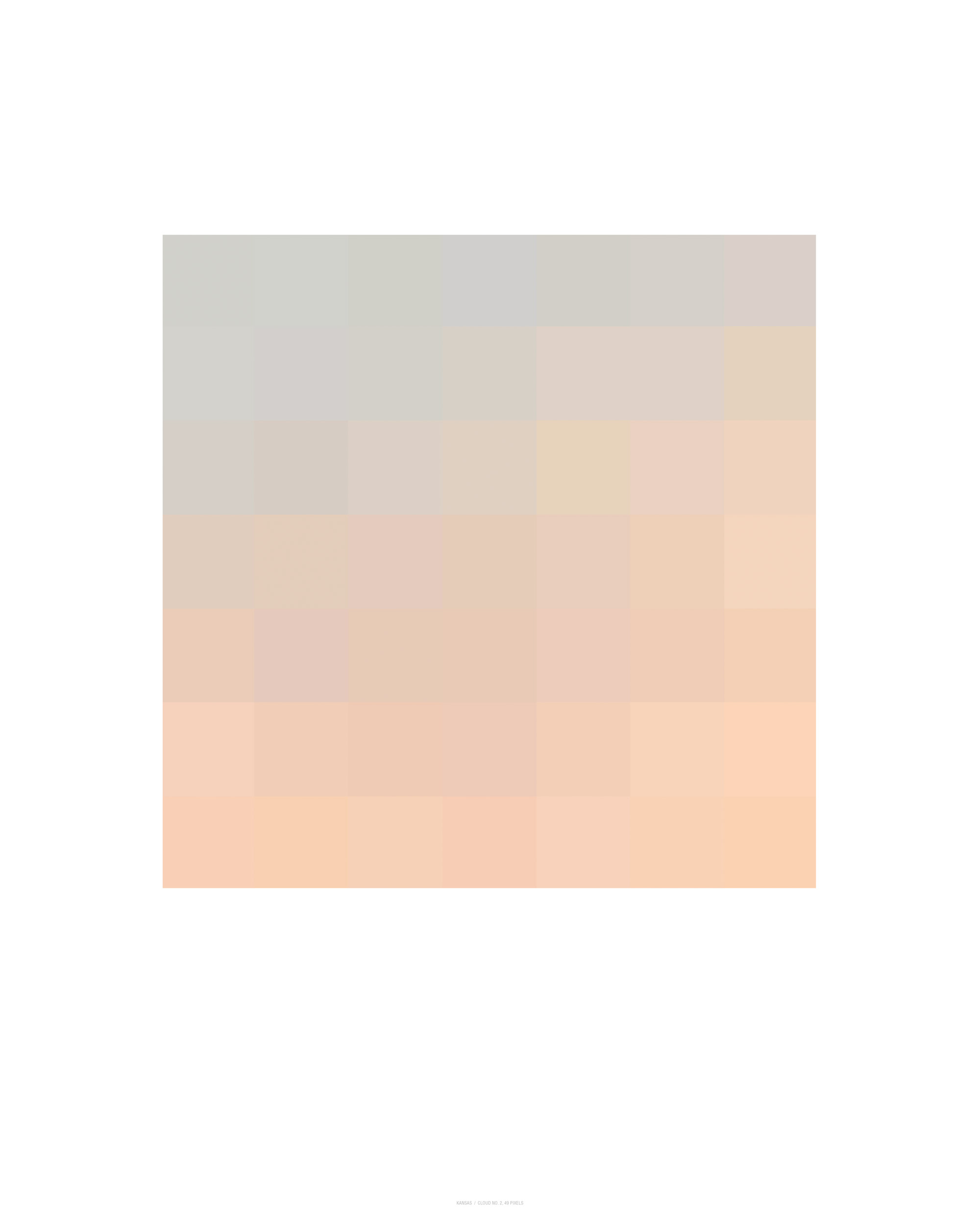 Cloud No. 2, 49 Pixels