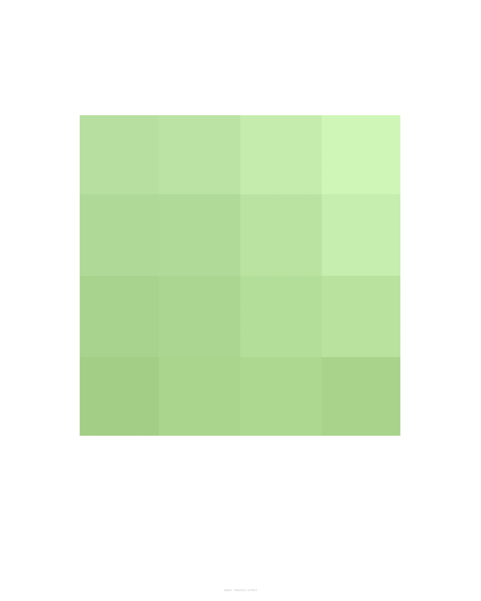 Grass No. 2, 16 Pixels
