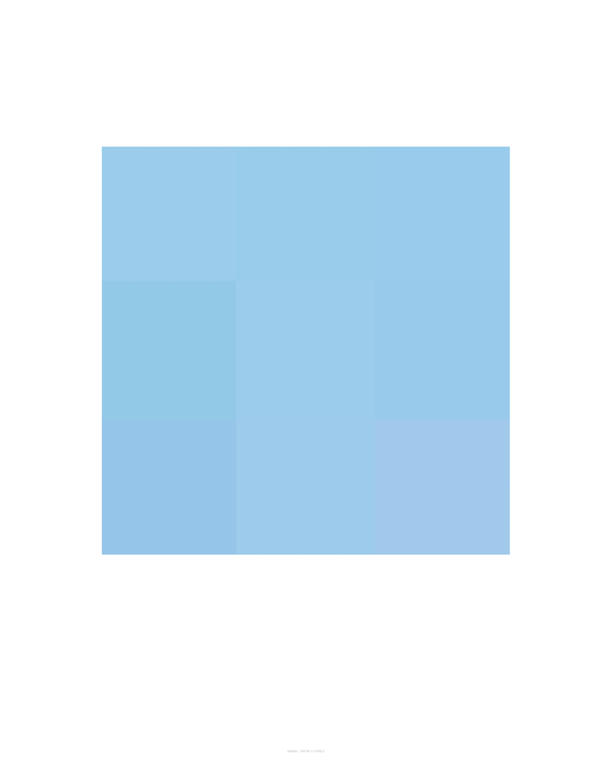 Sky No. 4, 9 Pixels