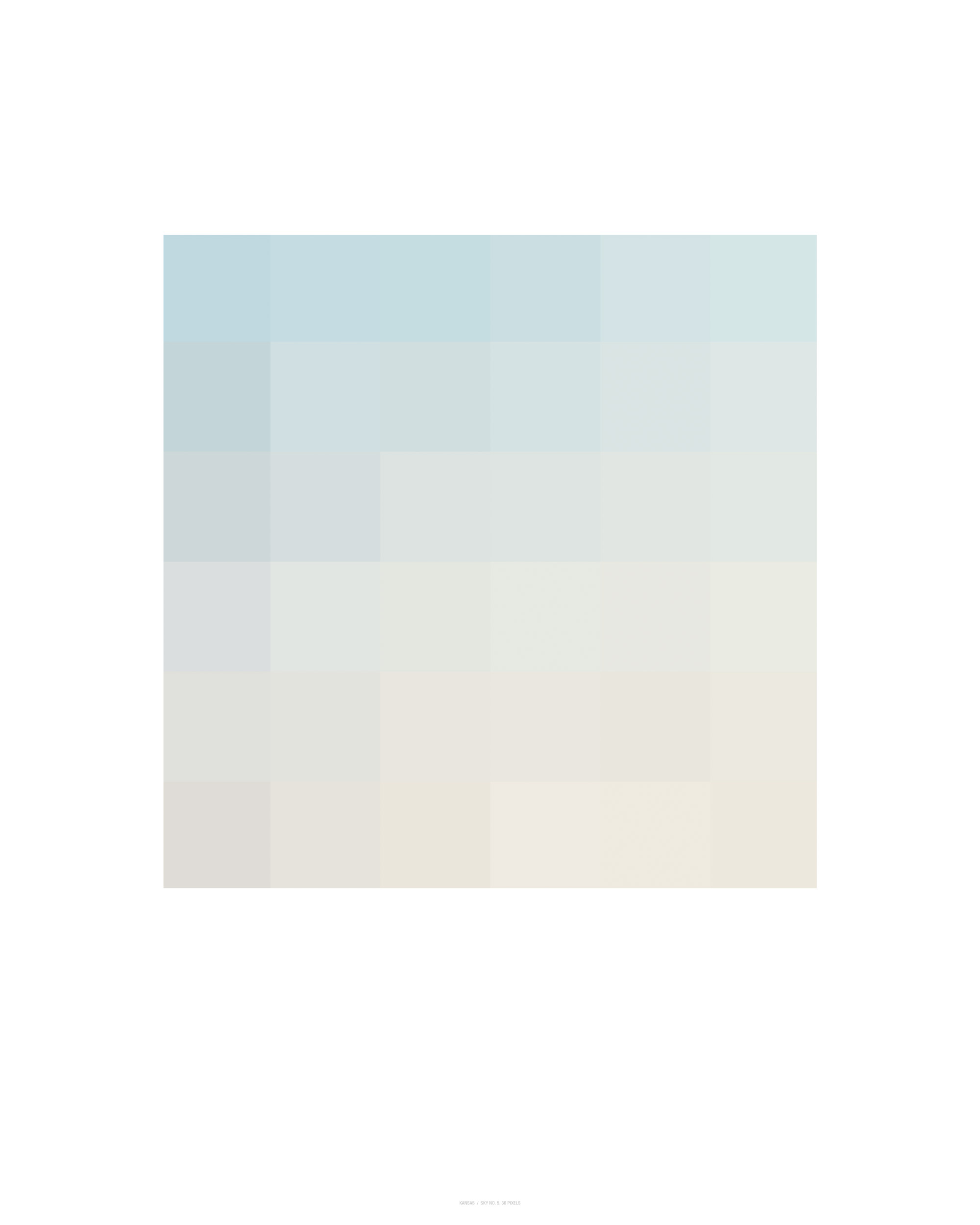 Sky No. 5, 36 Pixels