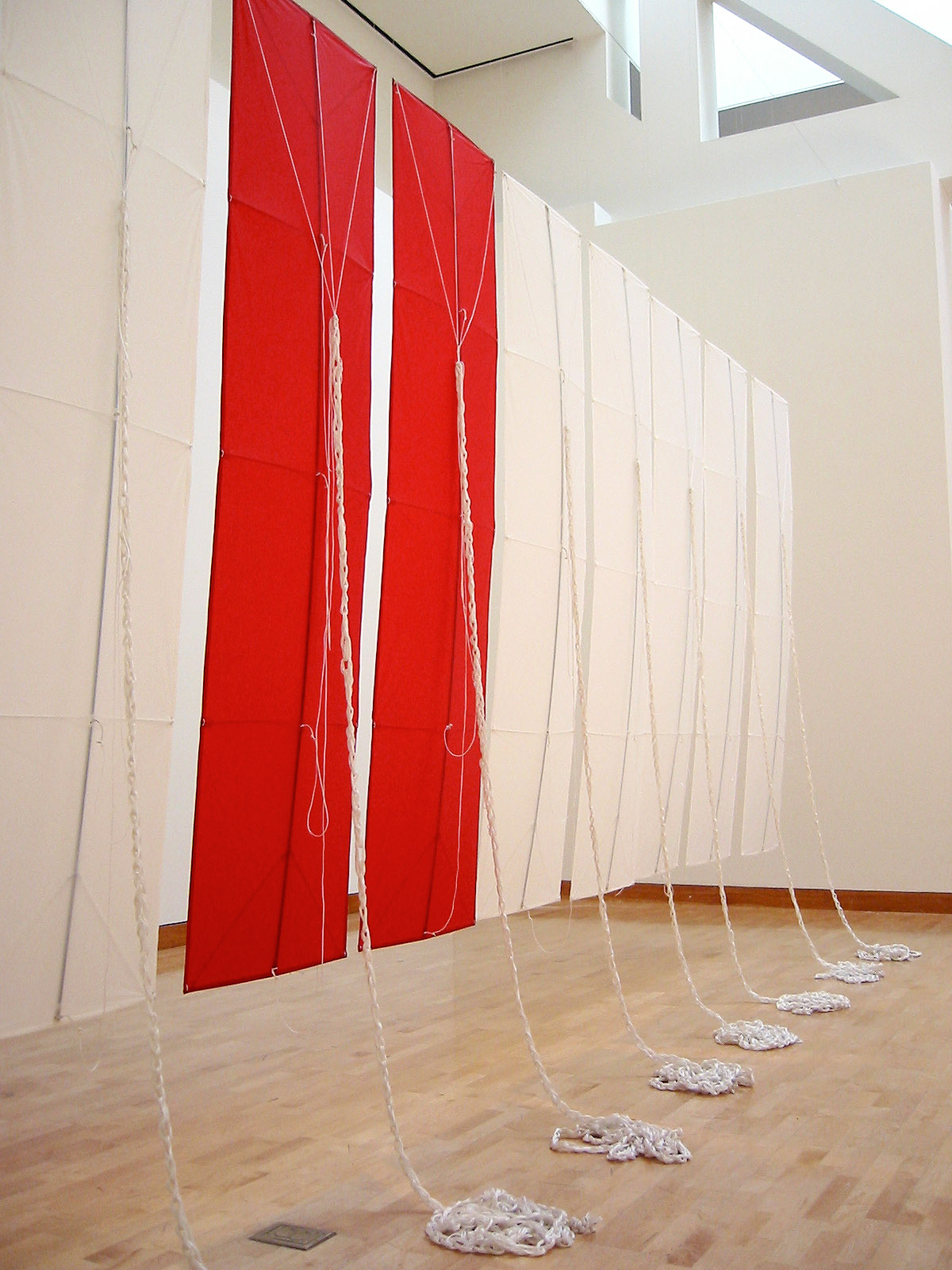 44° 58' 24" N / 93° 14' 13" W, 2004, 22 x 9.5 x 3.5 ft., Weisman Art Museum, Minneapolis, Minnesota
