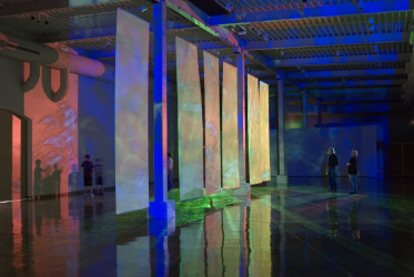 <em>Mixing Chamber</em>, 2008, collaboration with Potter-Belmar Labs, temporary installation: San Antonio Art Museum